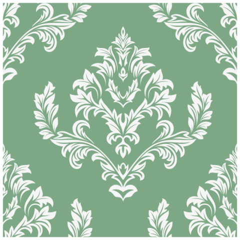 Abstrack Vector Seamless Damask Pattern For Background Or Wallpaper Design PNG Image