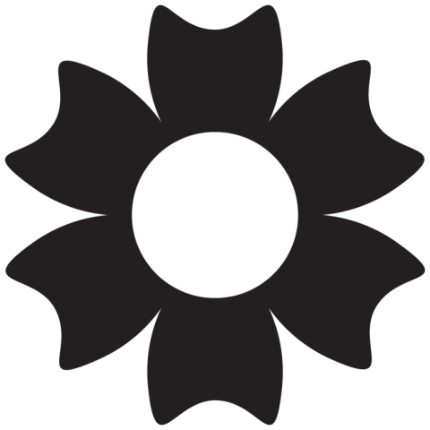 Flower Shape Vector Art Icon Spring Flower PNG Image With Transparent Background