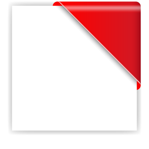 White and Red royal button icon vector graphic design