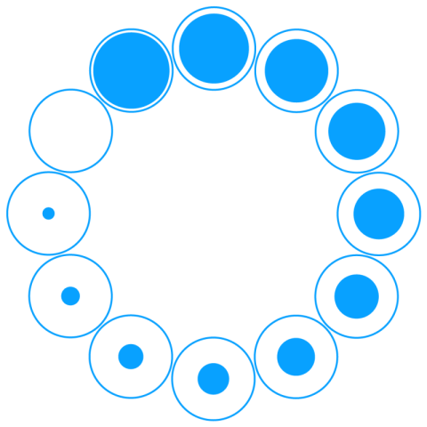 Blue Simple Loding round design blue color Simple Loding round design blue color vector icon modren design icon modren design