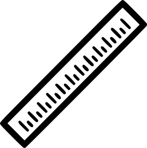 Ruler PNG Sticker On Transparent Background