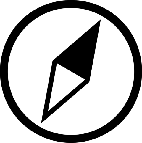 Simple Compass PNG Image