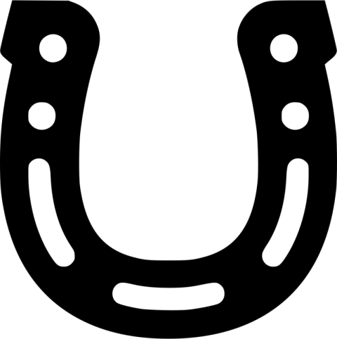 Silhouette Horseshoe PNG Image Free Download