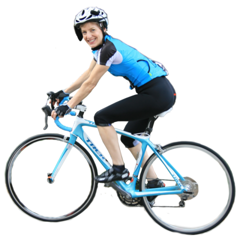 Man Riding Triathlon Bicycle PNG Free Photo