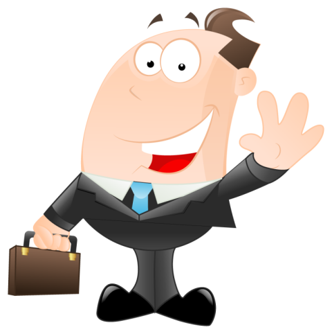 Cartoon Business Character PNG Images , illustration & clipart Business Workers PNG Free Download Image