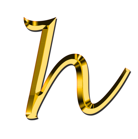 Lowercase h Letter PNG Alphabets