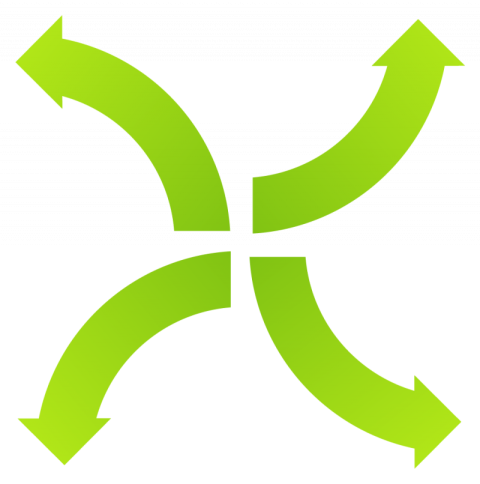 Ecological icon vector arrow sign vector graphic design