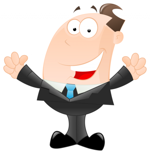 Premium Vector | Business Man Cartoon Characters,  Vector  & Free Royalty PNG Image , Transparent Background Business Man PNG Photo
