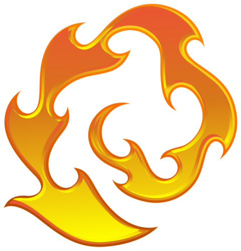 Fire Flame Vector illustration Stock Vector Art PNG Icon With Transparent Background
