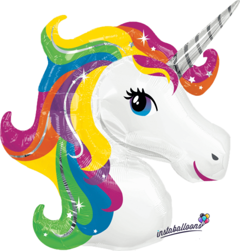 Cute Rainbow Unicorn PNG Sticker Free Download