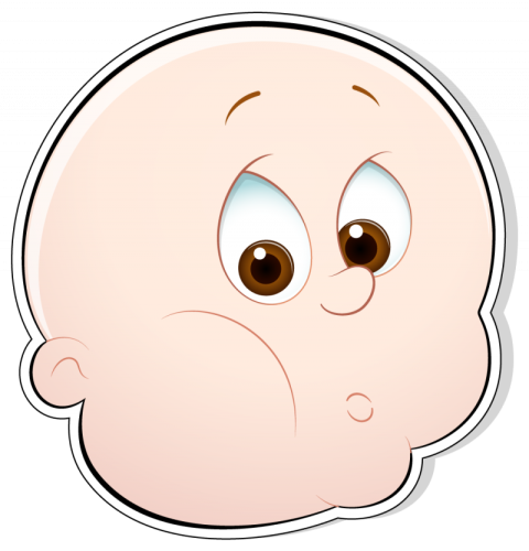 Baby Face Vector , Baby Face Free Vector And Clipart with Transparent Background For Free Download