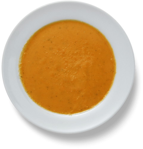 Yummy Creme Soup In White Dish,Yellow Creme Soup, HD Soup Photo Free Download PNG Image,Transparent Background