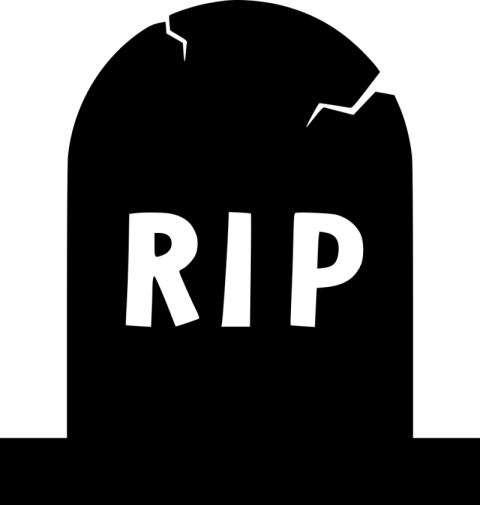 Psd & Svg Grave of Death PNG Black Image