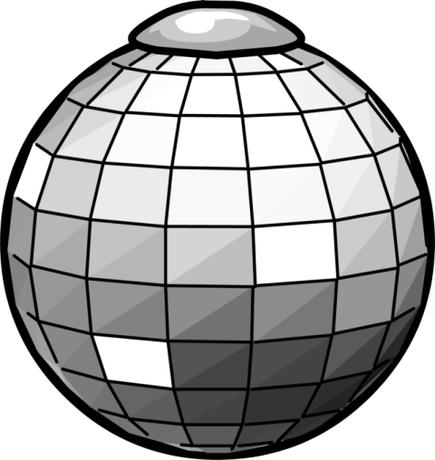 Pixel Disco Ball PNG Drawing Free Download