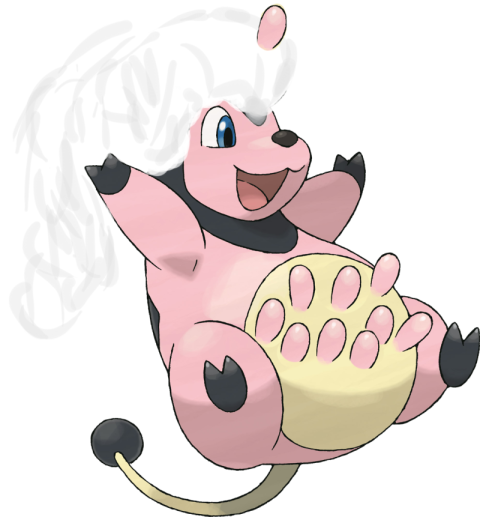 PSD Pokemon PNG Cow Character Free Download