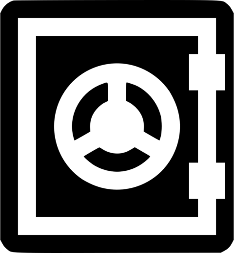 Illustration Bank Vault PNG logo Free Download