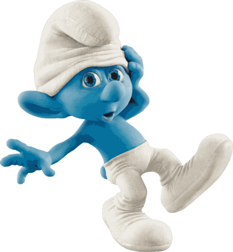 Transparent Cute Clumsy Smurfs PNG Clipart Svg Free Download