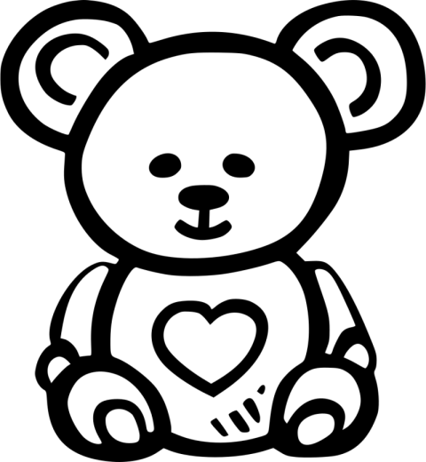Teddy Bear Svg PNG Icon Image Free Transparent