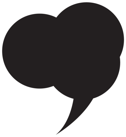 Black Art Comic Speech Bubble Royalty Free Vector Image PNG ICON with Transparent Background