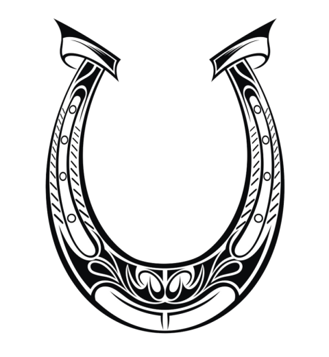 Horseshoe PNG Tattoo Design Free Download