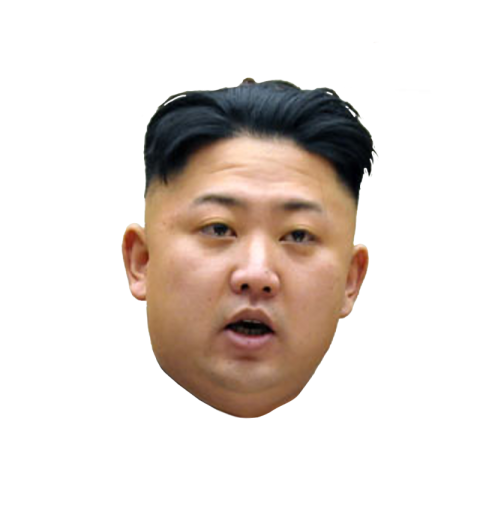 Kim Jong Un Face PNG Transparent background