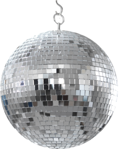 Shining Hanging Disco Ball PNG Image Free Background