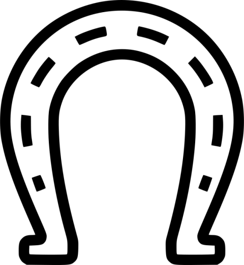Clipart Horseshoe PNG Outline Free Download