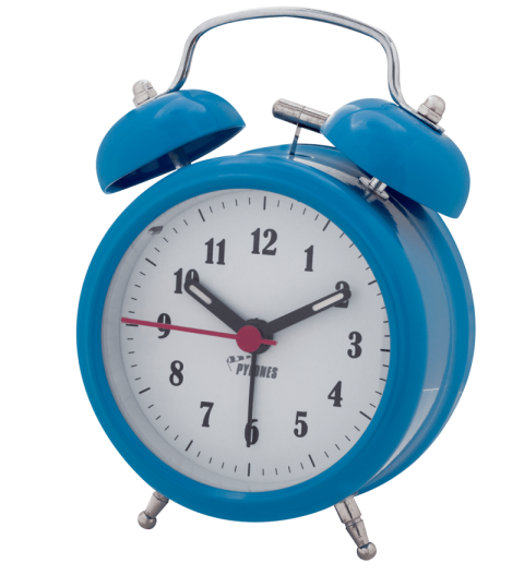 Blue Alarm Clock PNG Free background Image