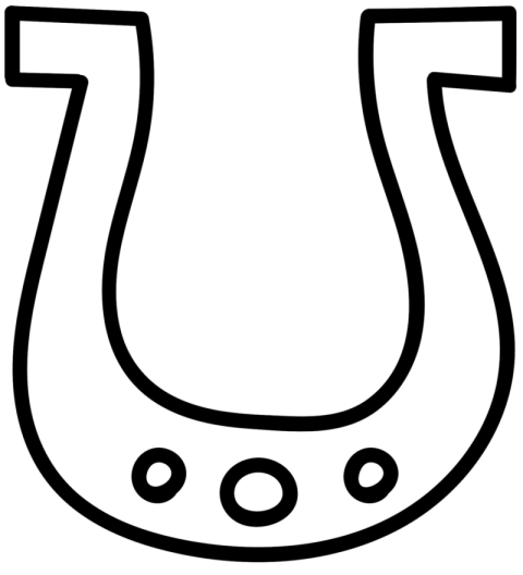 Handart On Horseshoe PNG Drawing