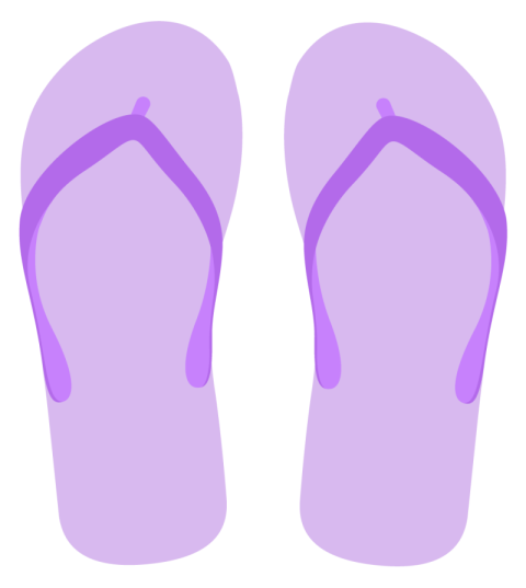 Purple Foot Wear Vector Art Stock Images PNG with Transparent Background