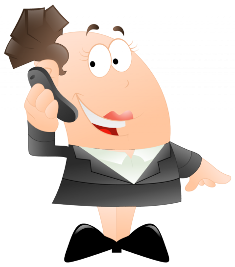 Cartoon Businesswomen Characters Images, Free Vectors Businessmen with use Cell & Stock Photo, Transparent Download Images