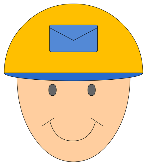 Postman Face  PNG Icon