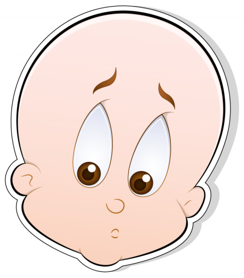Baby Face Vector And Clipart with Transparent Background For Free Download