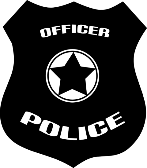 Vector Graphic Design On Police Badge PNG Logo