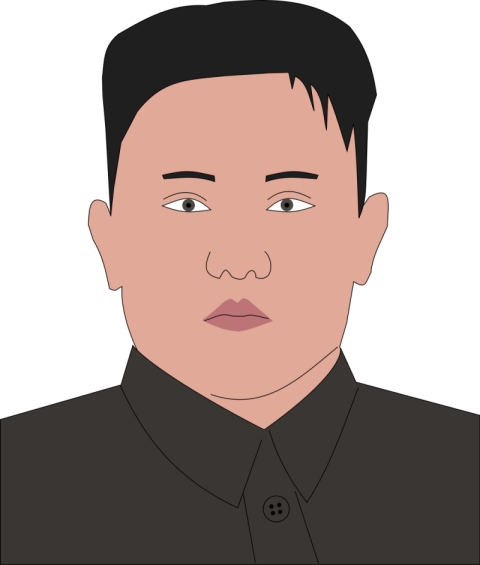 Kim Jong Un PNG Cartoon Sketch Image