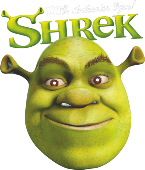 Illustration PSD Shrek PNG Logo Free Download