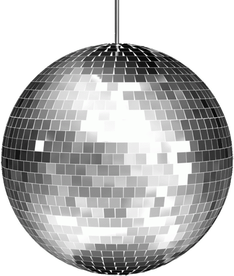 Clipart Disco Ball PNG Transparent Background Free