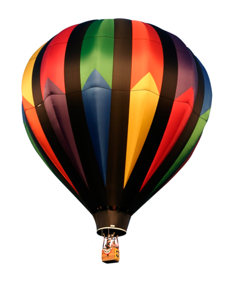 Colorful Air Balloon PNG Sketch free Download