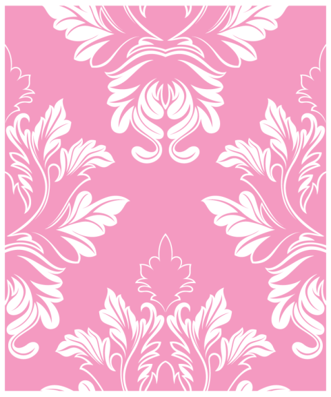 Pink & White Vintage Damask Background PNG Iamge Transparent With Free Download