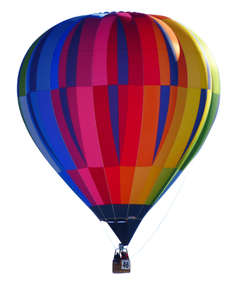 Hot Air Balloon PNG Painting image free download