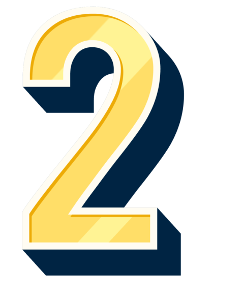 2 Number PNG Thumbnail Image