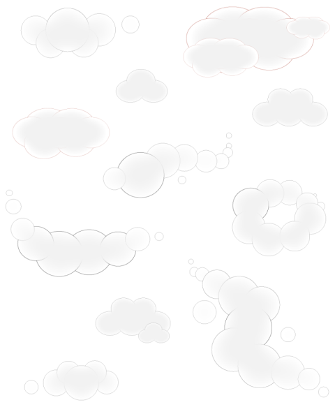 Premium Vector Comic Clouds With Sky PNG Images Free Transparent Background PNG Download