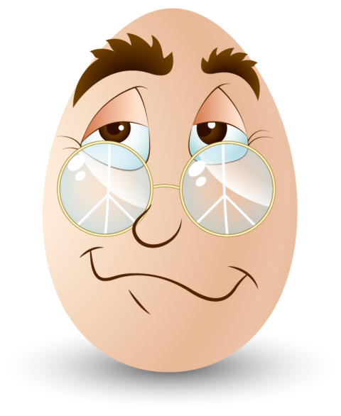Cartoon Egg Face , HD PNG Egg with glasses Free Download , Transparent Background