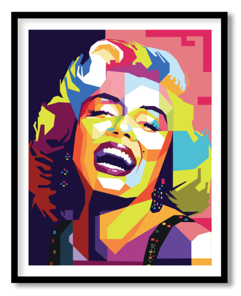 Marilyn Monroe Clipart Painting PNG Photo free Download
