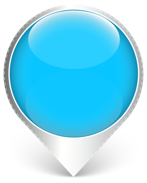 Navigation button blue colour vector graphic design