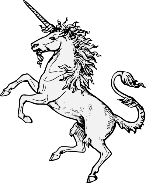 Aesthetic Unicorn PNG Painting Free Download