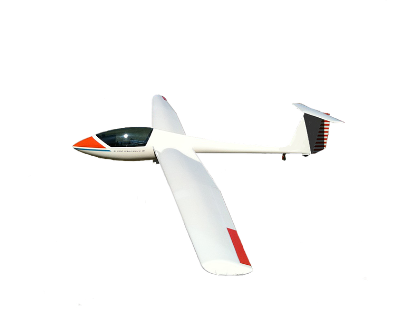 Litter Glider plane PNG Graphic Logo