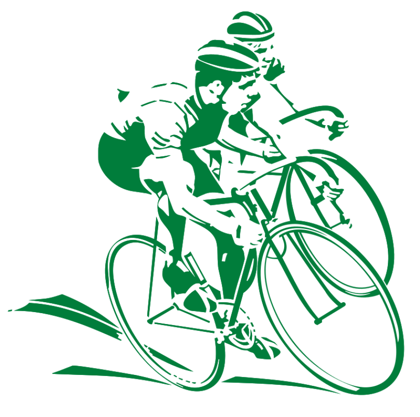 Cycling PNG Green Art Work Image Free Download