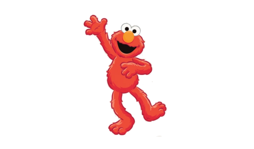 Cute Cursed Elmo PNG character free download