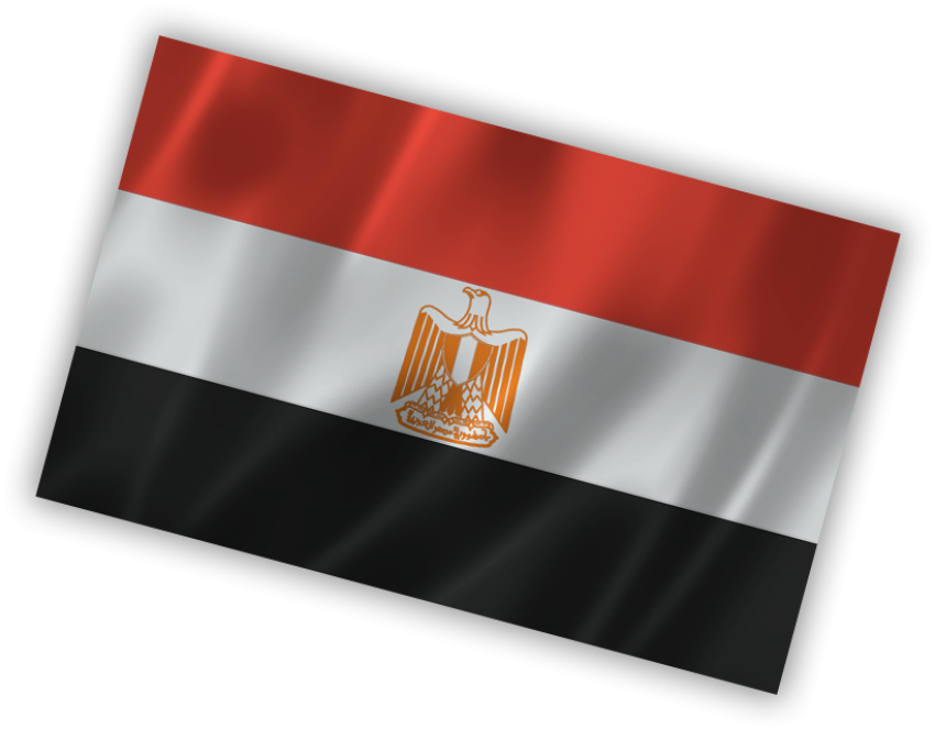 Isolated Free Egypt Flag PNG Picture Free Download